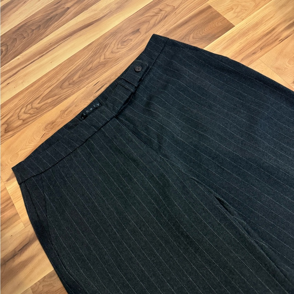 Ninety | Straight Leg Trousers Pinstriped